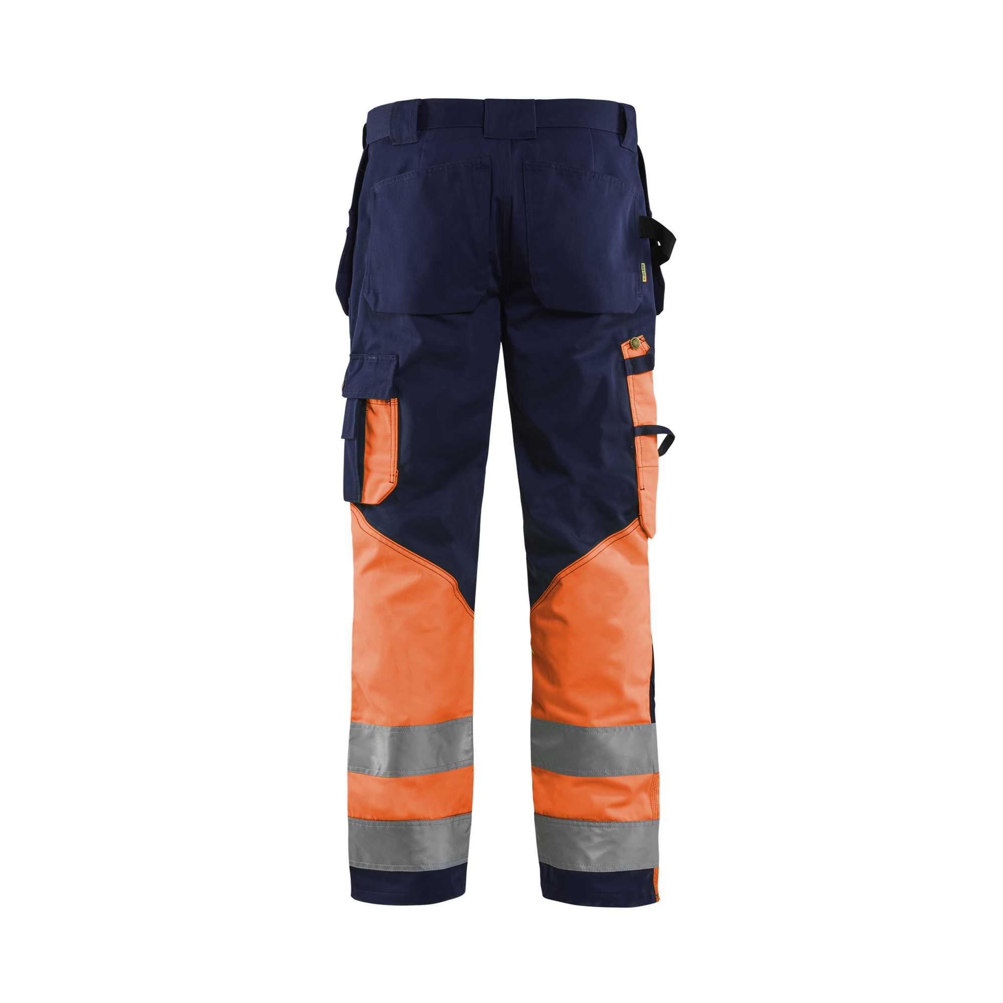BLAKLADER 15291860 | Warnschutz-Hose Warnschutz-Reflex-Arbeitshose Herren - Twill-Gewebe