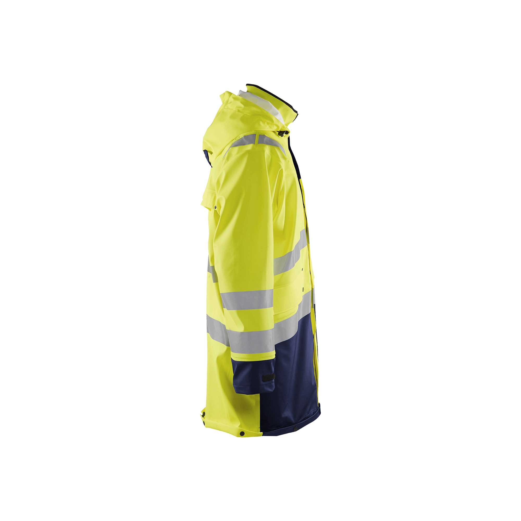BLAKLADER 43062003 Raincoat Hi Vis LEVEL 2 Hi Vis Reflective Raincoat MEN - Waterproof