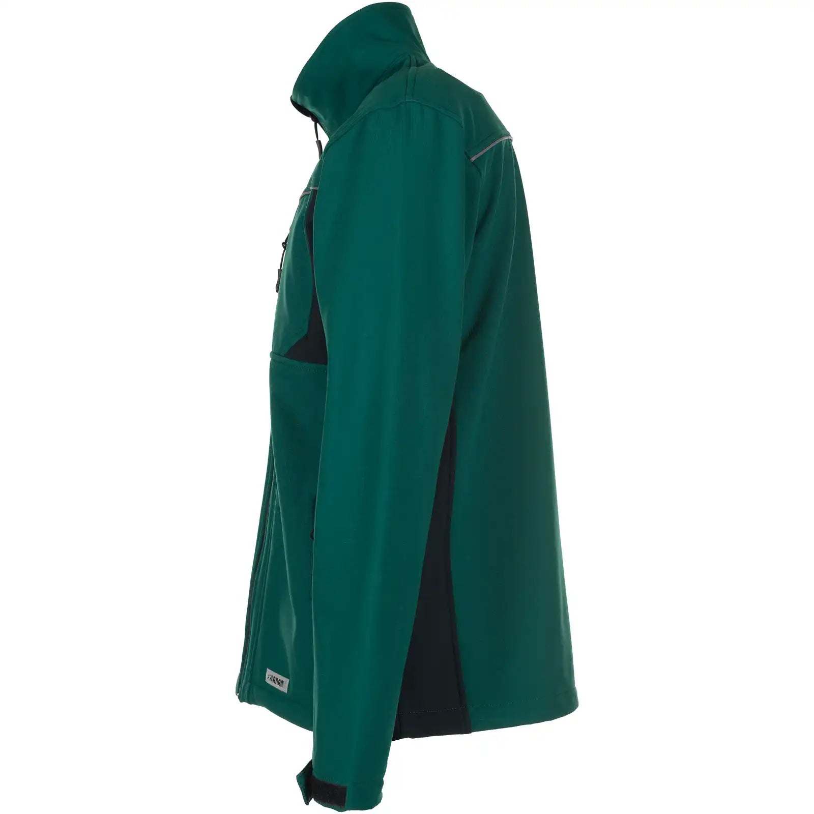 Planam Highline Softshelljacke grün/schwarz XS grün/schwarz/rot - Produktbild ohne Model