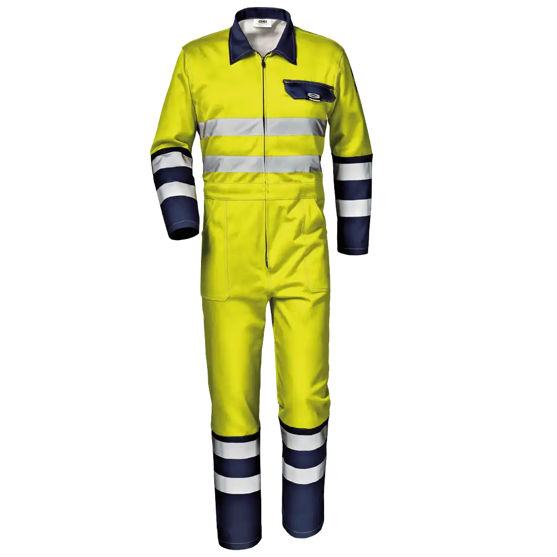SIR SAFETY MISTRAL COLOR Tuta da lavoro alta visibilità riflettente uomo - cuciture doppie