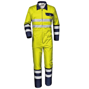 SIR SAFETY MISTRAL COLOR Tuta da lavoro alta visibilità riflettente uomo - cuciture doppie