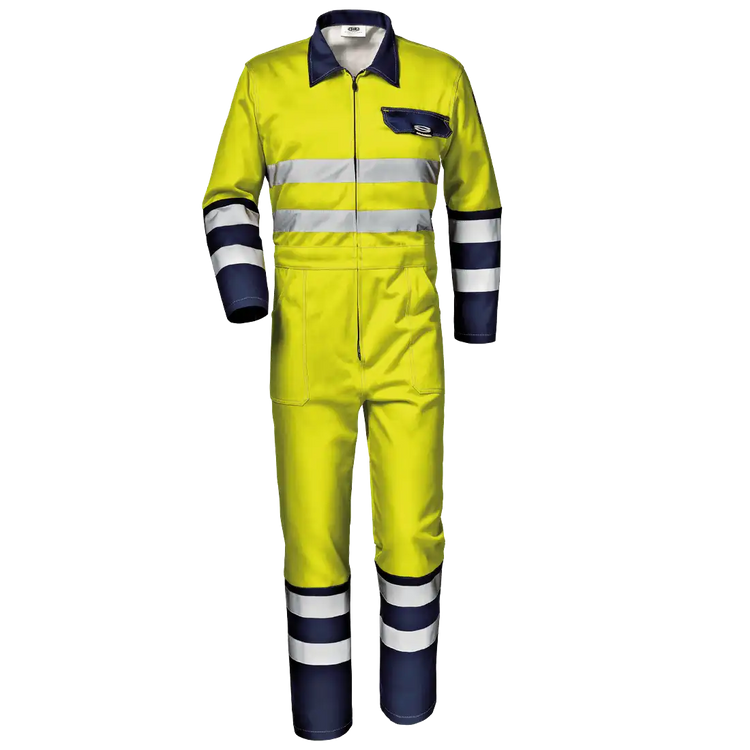 SIR SAFETY MISTRAL COLOR Hi Vis Reflective Work Coverall Men - double stitched seams
