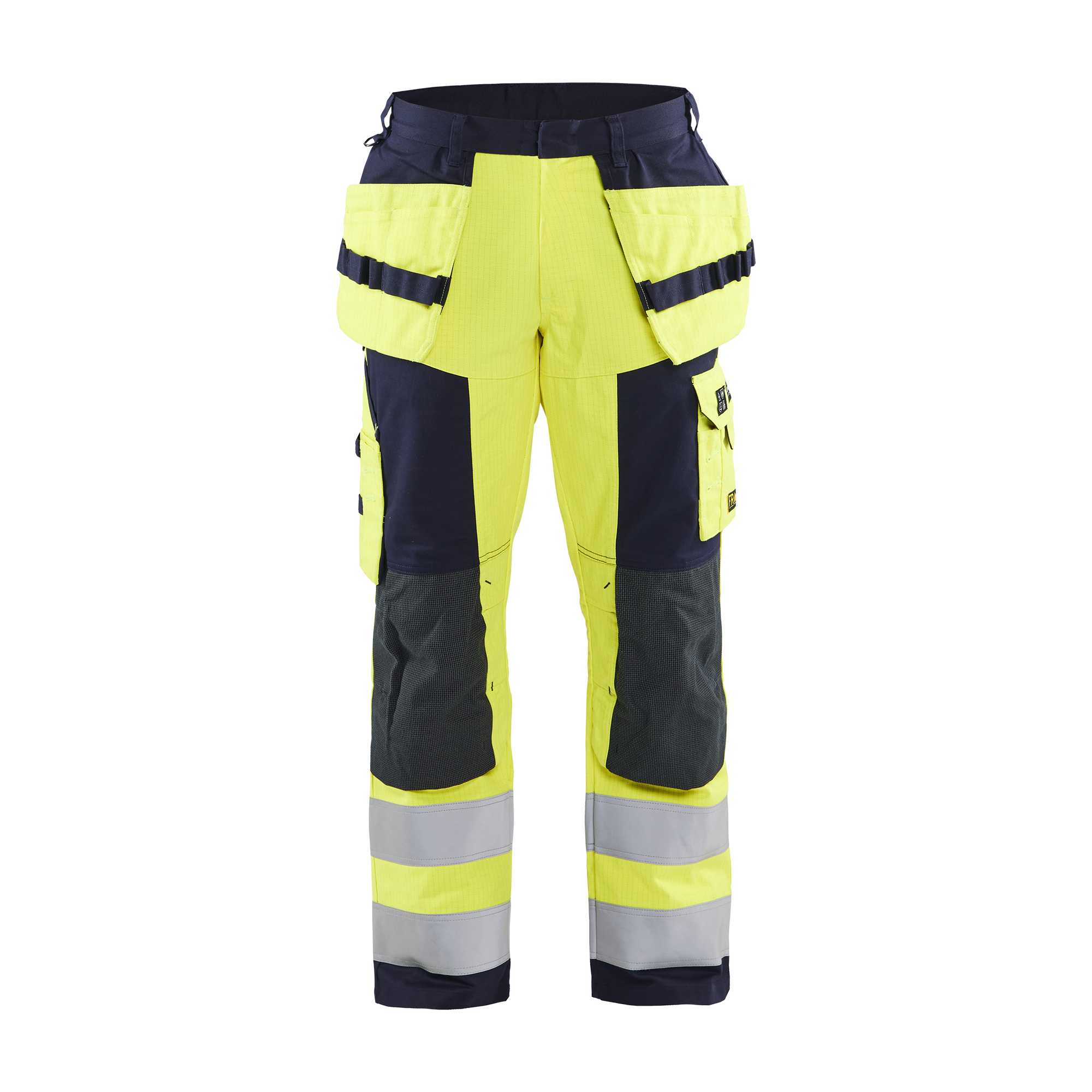 BLAKLADER 15791514 | Multinorm Handwerkerhose Hi Vis Reflektierende Arbeitshose Herren - Antistatisch