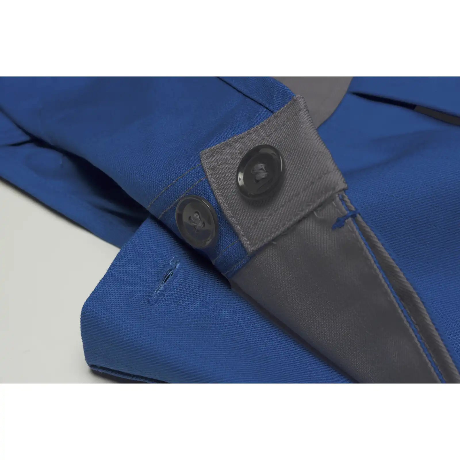 Planam Major Protect Latzhose kornblumenblau/grau 102 kornblumenblau/grau - Extra Detailbild