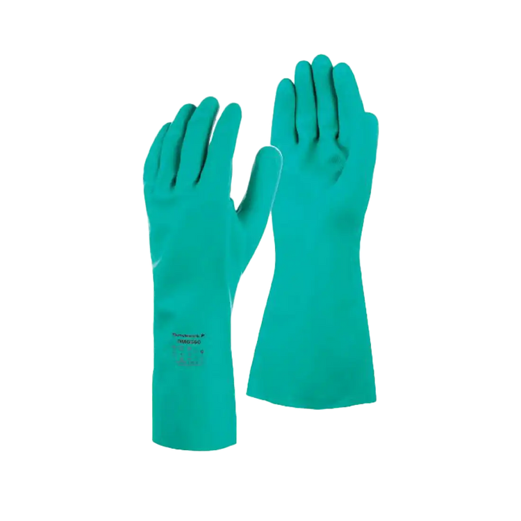 SIR SAFETY BMG 560 Guanti da lavoro resistenti agli agenti chimici - Nitrile 0,38 mm - 10 paia