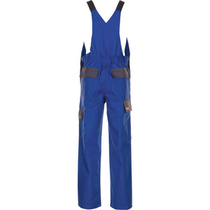Planam Major Protect Latzhose kornblumenblau/grau 102 kornblumenblau/grau - Produktbild ohne Model