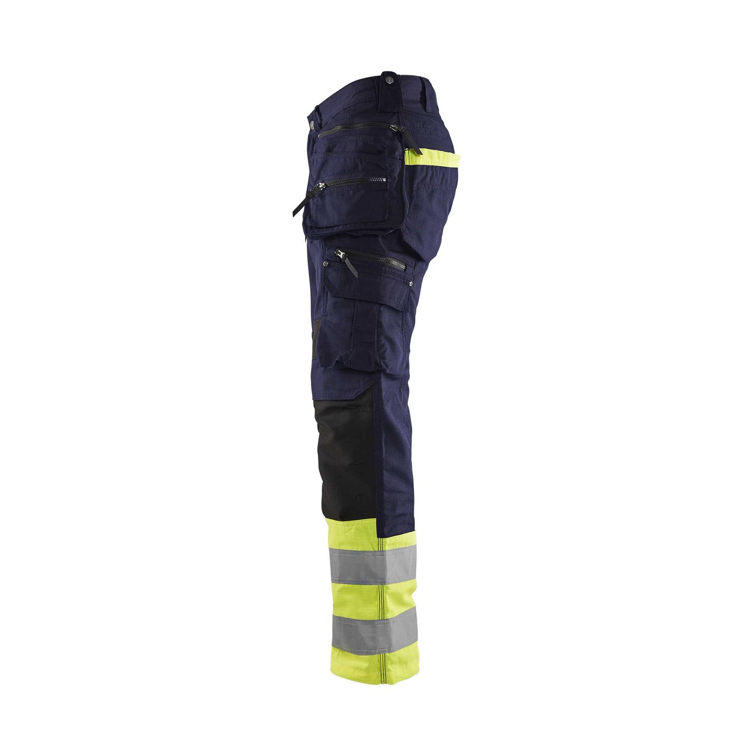 BLAKLADER 19941330 | High Vis-broek met stretch High Vis Reflecterende Werkbroek Heren - Ripstop-stof