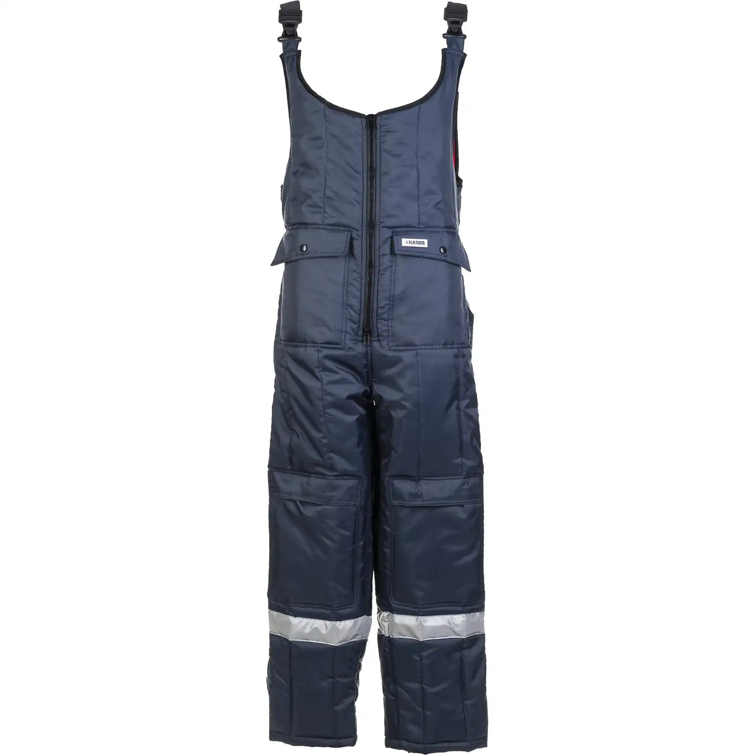 Planam Kühl-/Gefrierhaus Kühlhaus Latzhose marine, Innenfutter rot S marine, Innenfutter rot - Vorschaubild