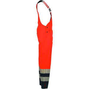 Planam Warnschutz Winterlatzhose orange/marine S orange/marine - Produktbild ohne Model