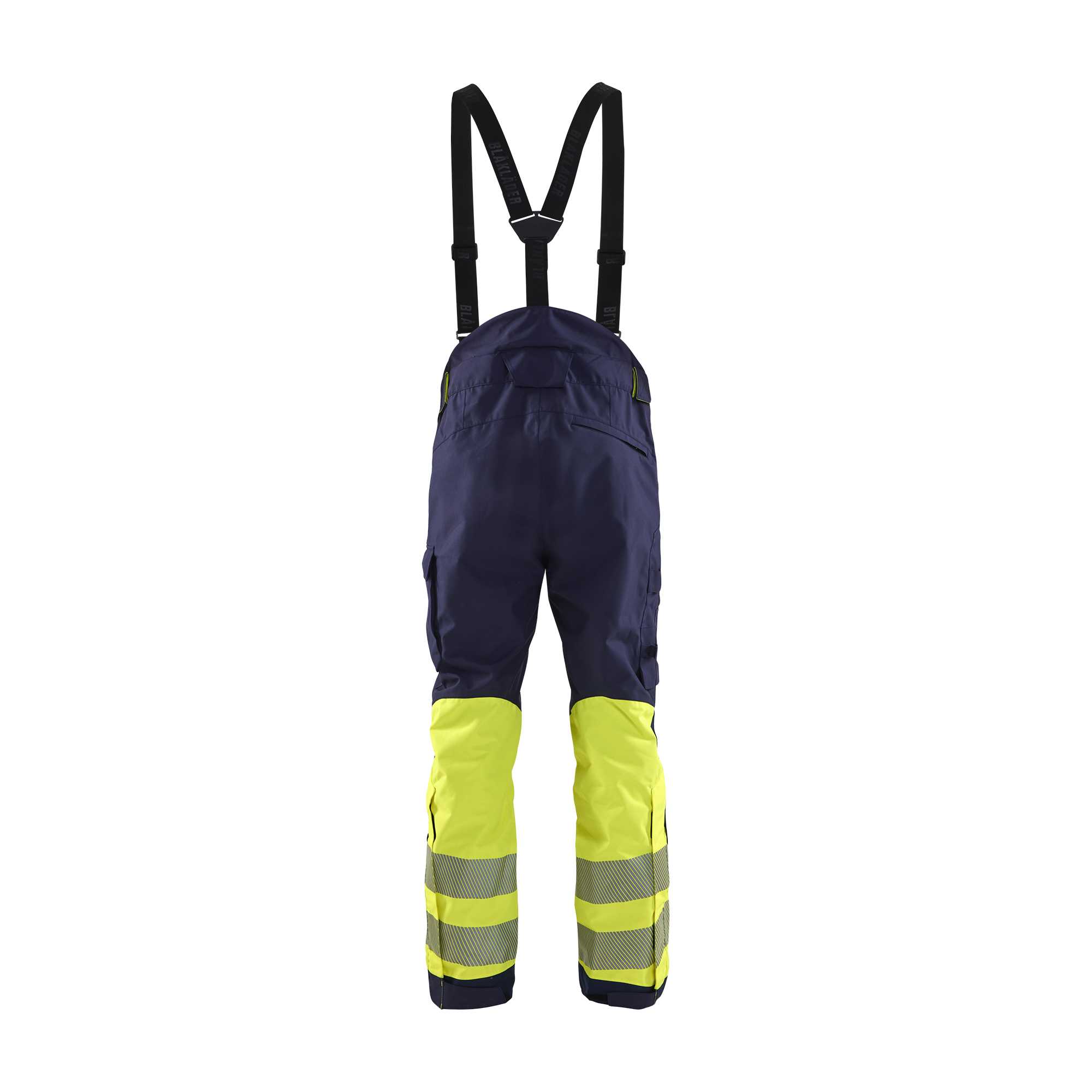 BLAKLADER 18771977 | Hi Vis Shell Trousers Hi Vis Reflective Work Trousers Men - Waterproof