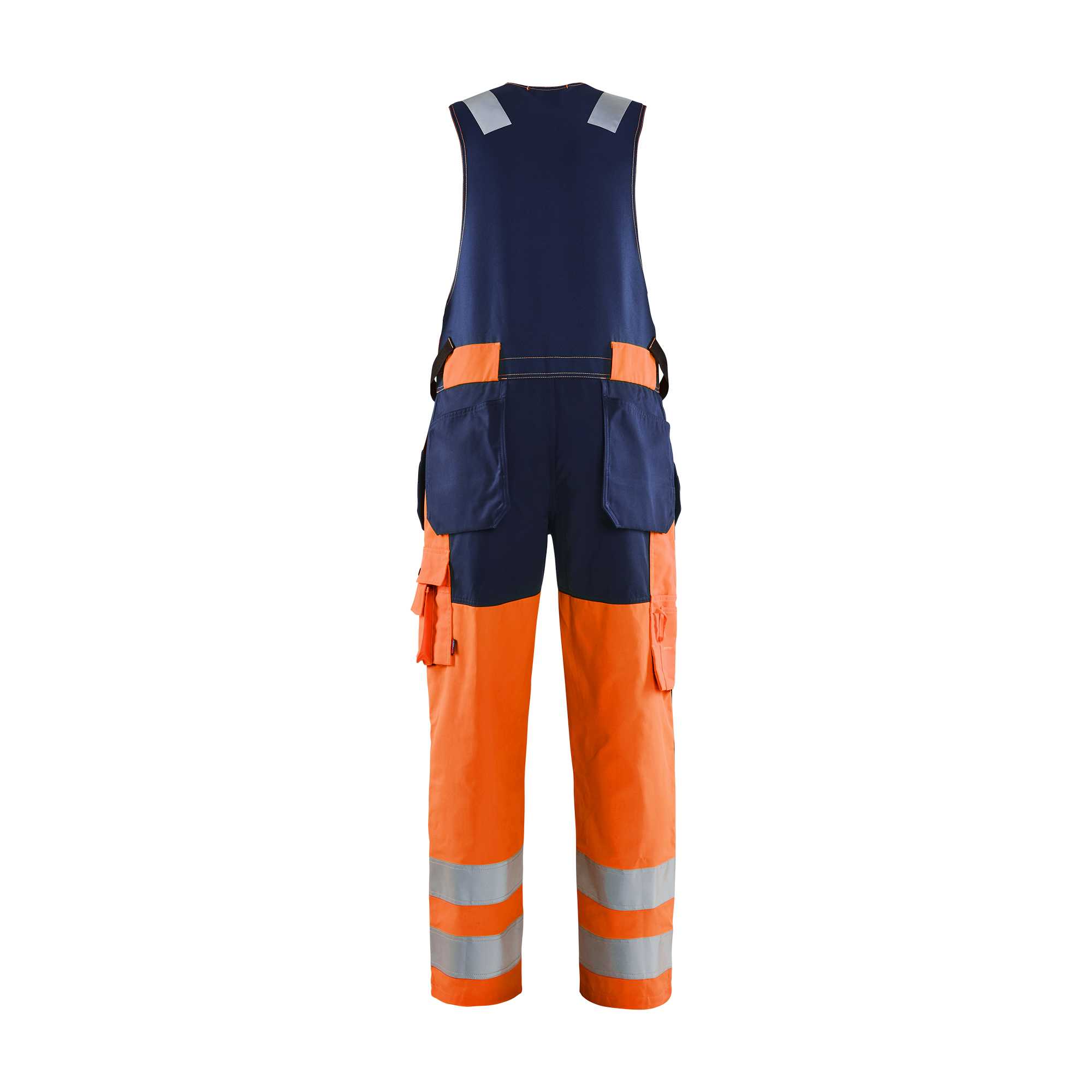 BLAKLADER 26531804 Hi Vis Sleeveless Overall Work Overall Men - polyester cotton blend