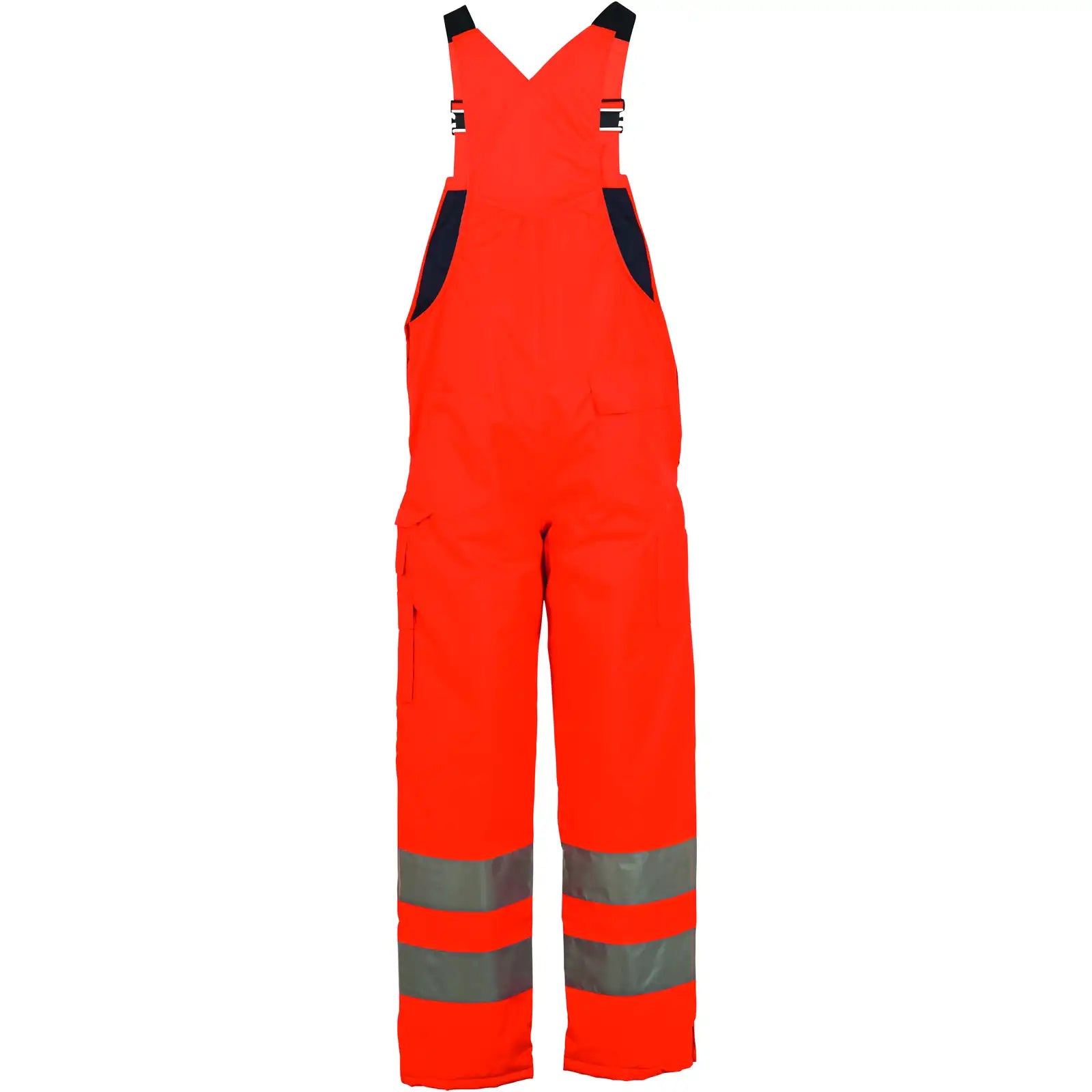 Planam Warnschutz Winterlatzhose uni orange S uni orange - Produktbild ohne Model