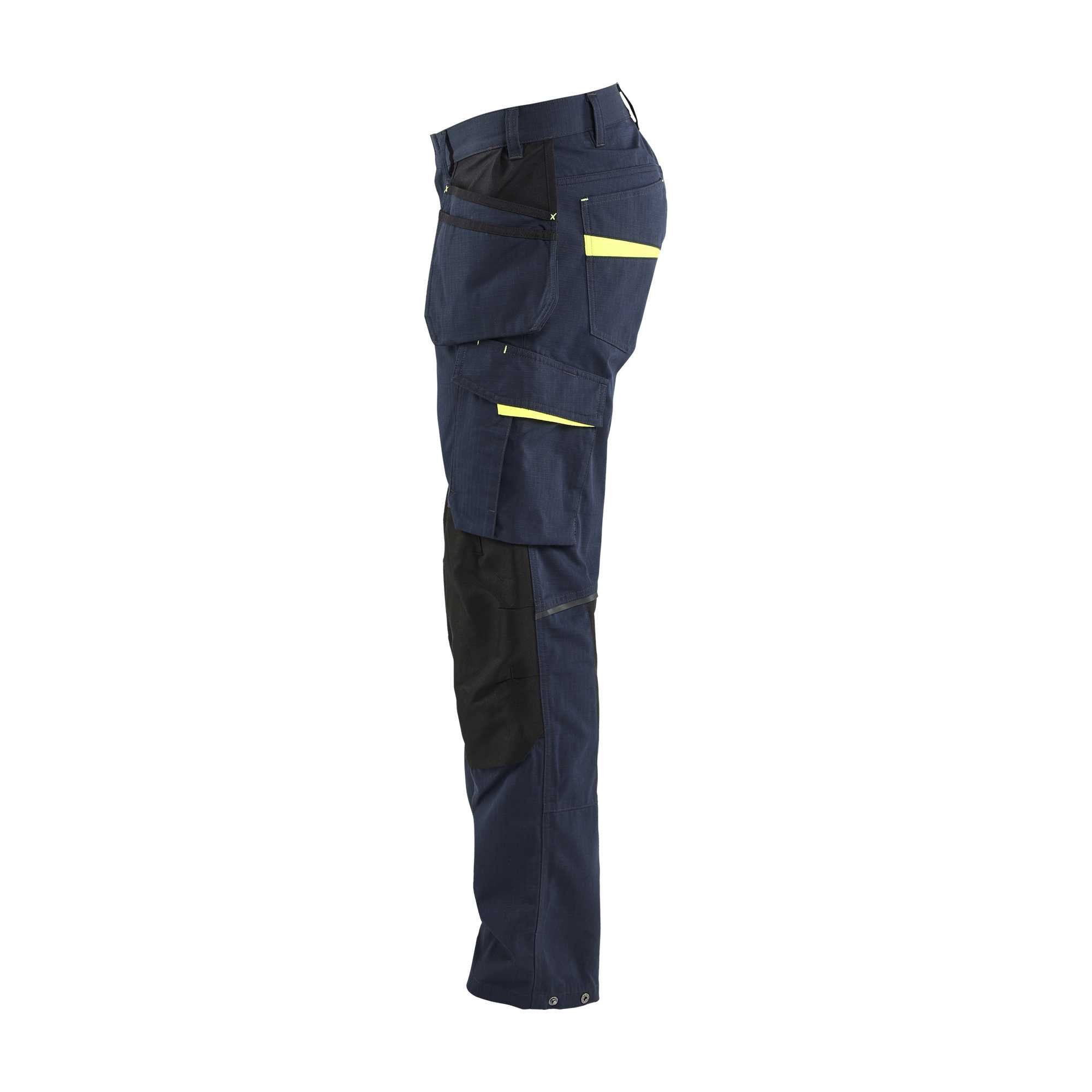 BLAKLADER 14961330 | Service trousers with stretch and tool pockets Work Trousers Men - Ripstop Fabric