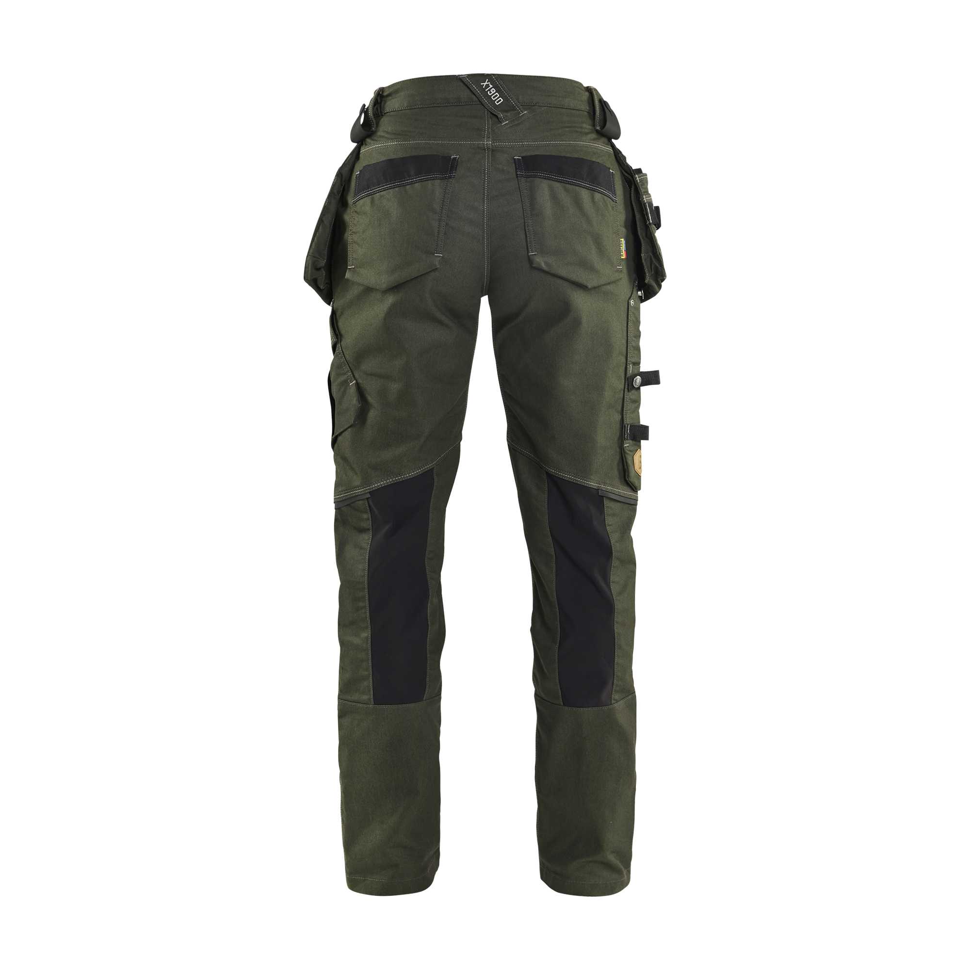 BLAKLADER 79901141 Women's Craftsman Trousers X1900 Stretch Work Trousers Women - Cordura Denim