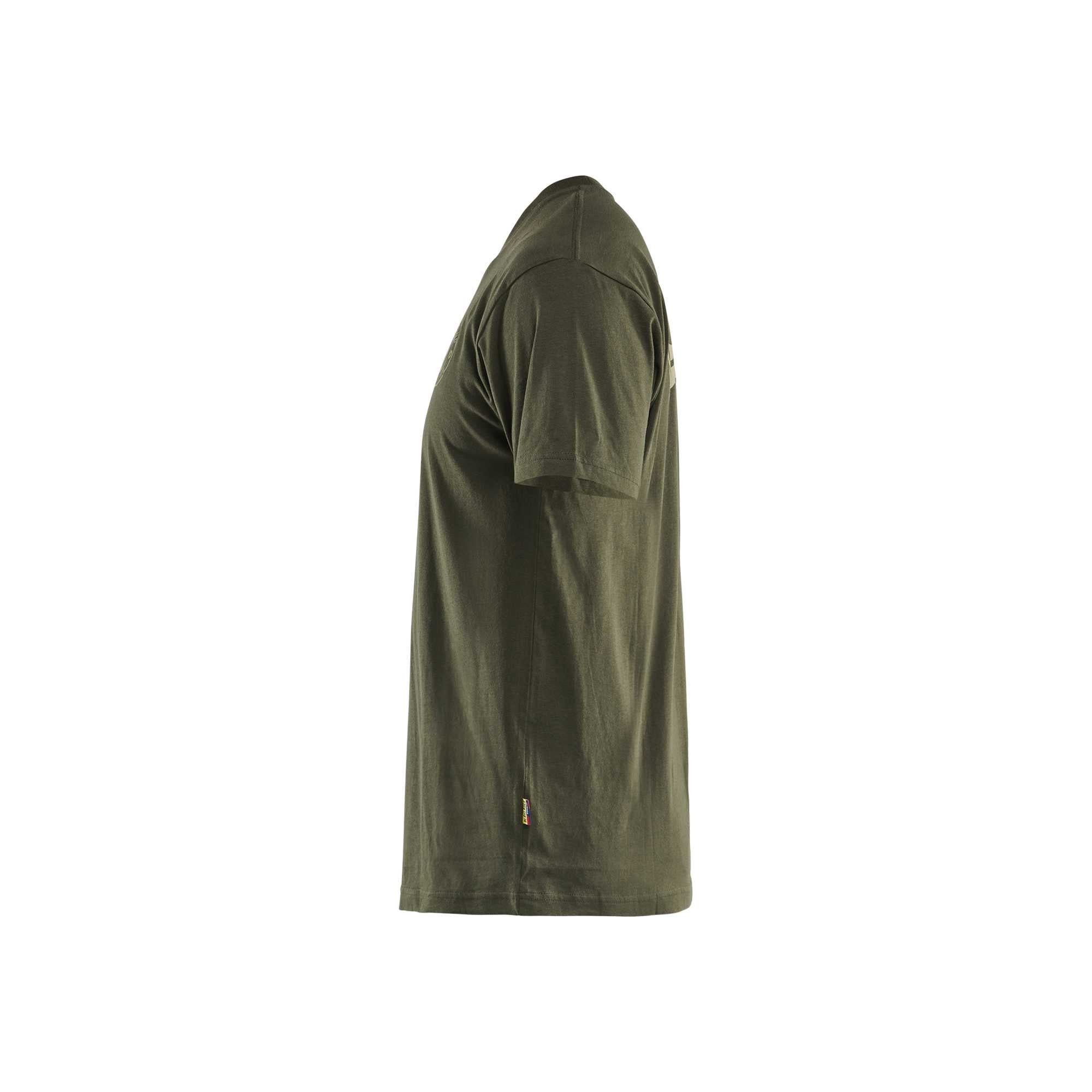 BLAKLADER 94201042 T SHIRT GRIT FLAG Short Sleeve Work T-Shirt MEN - 100% Cotton