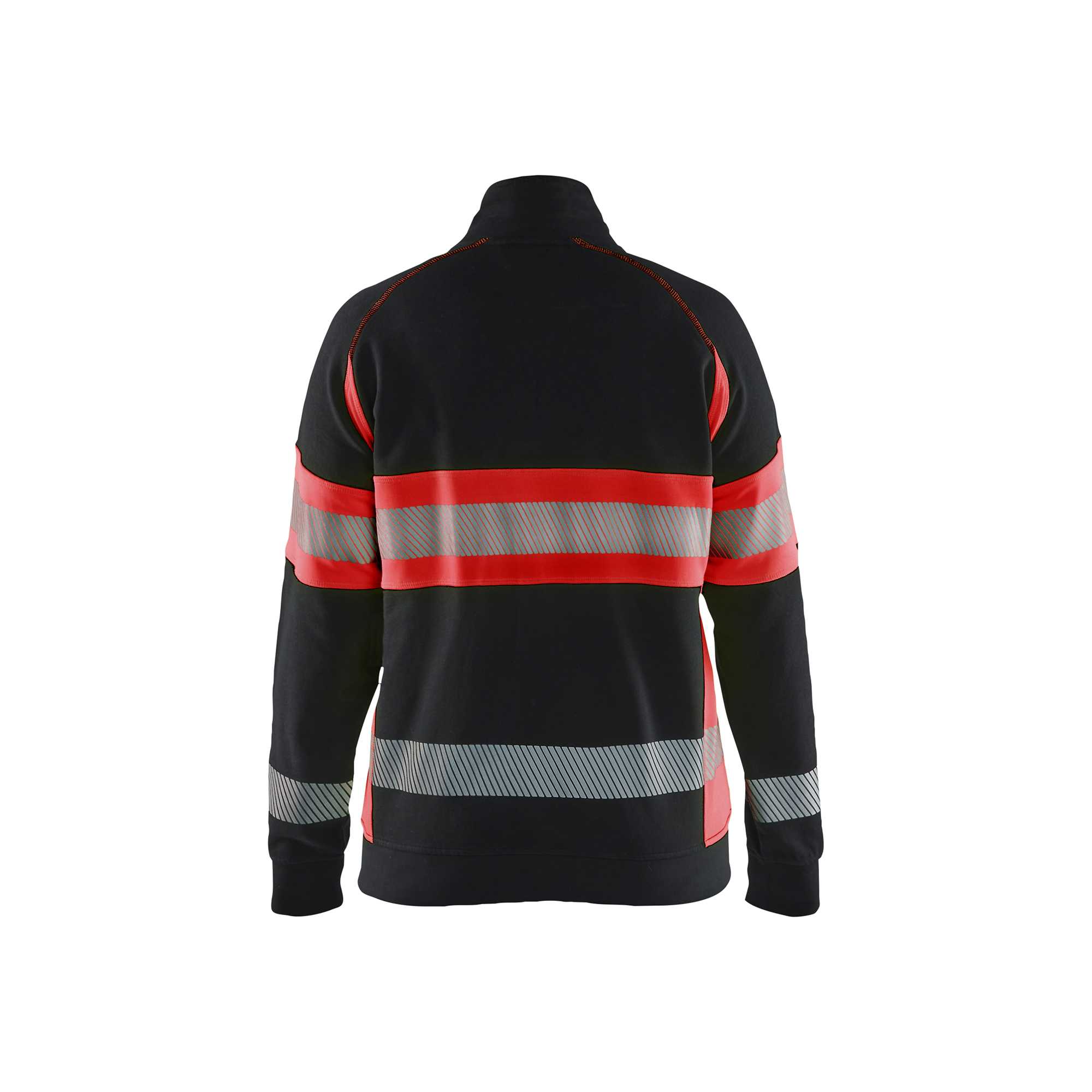 BLAKLADER 35051158 Hi Vis Reflective Full-zip Work Sweatshirt WOMEN - 100% Cotton