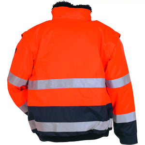 Planam Warnschutz Comfortjacke orange/marine S orange/marine - Produktbild ohne Model