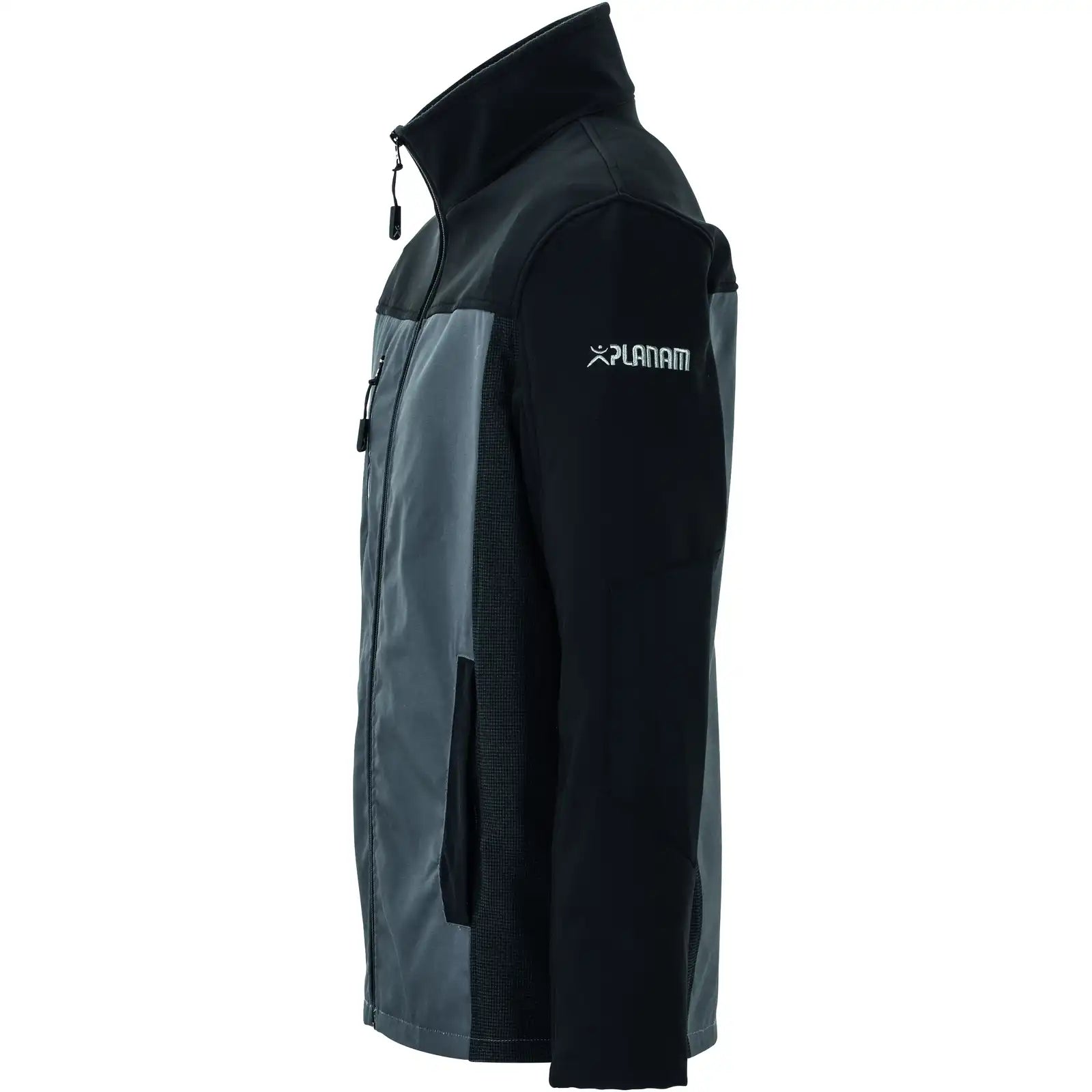 Planam Norit Herren Hybridjacke schiefer/schwarz 102 schiefer/schwarz - Produktbild ohne Model