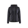 BLAKLADER 59412536 Women's knitted jacket with softshell and hood Knitted Work Jacket WOMEN - Stretch