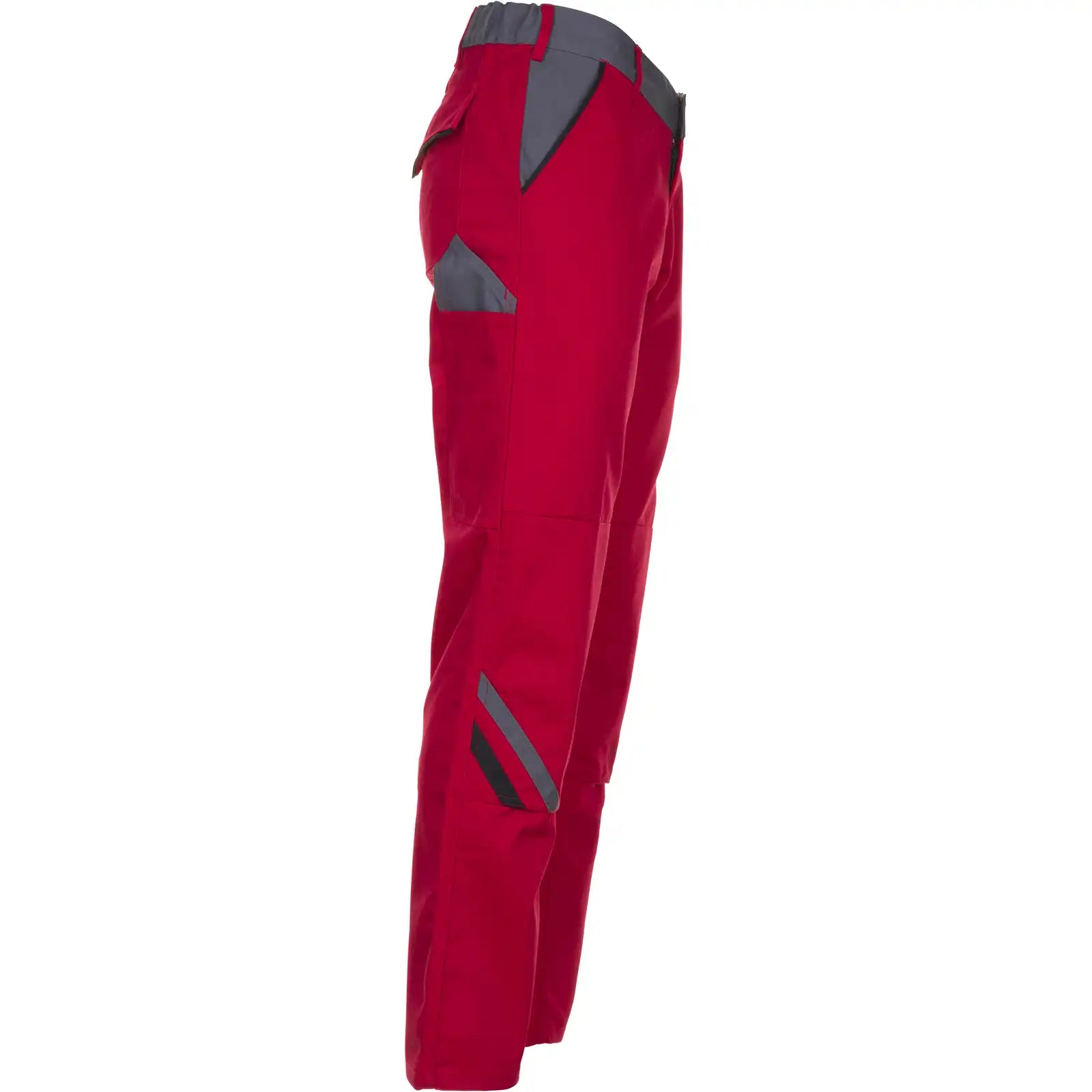 Planam Highline Damen Bundhose rot/schiefer 34 rot/schiefer/schwarz - Produktbild ohne Model