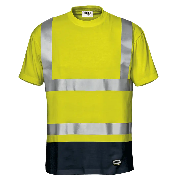 SIR SAFETY MARILENE Hi Vis Reflecterende Korte Mouw Werk T-Shirt HEREN - Antistatische Polyester