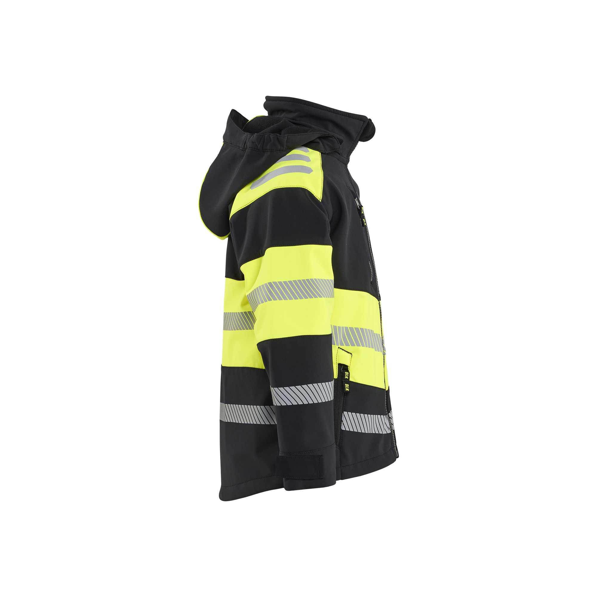 BLAKLADER 52112513 Kinder Softshelljacke Hi Vis Reflektierende Softshell Arbeitsjacke HERREN - Wasserdicht