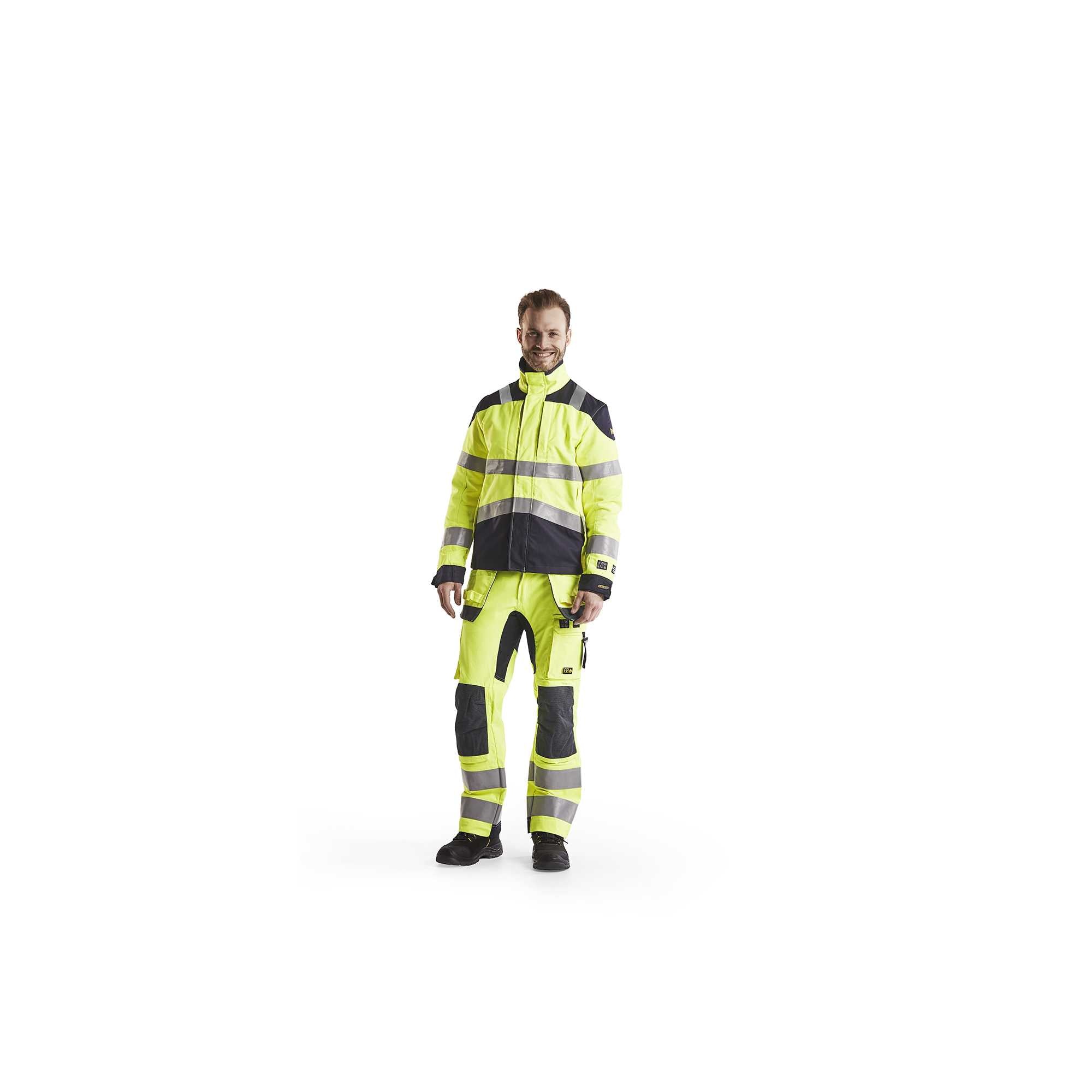 BLAKLADER 40891512 Multinorm Inherent jacket Hi Vis Reflective Work Jacket MEN - Flame Retardant