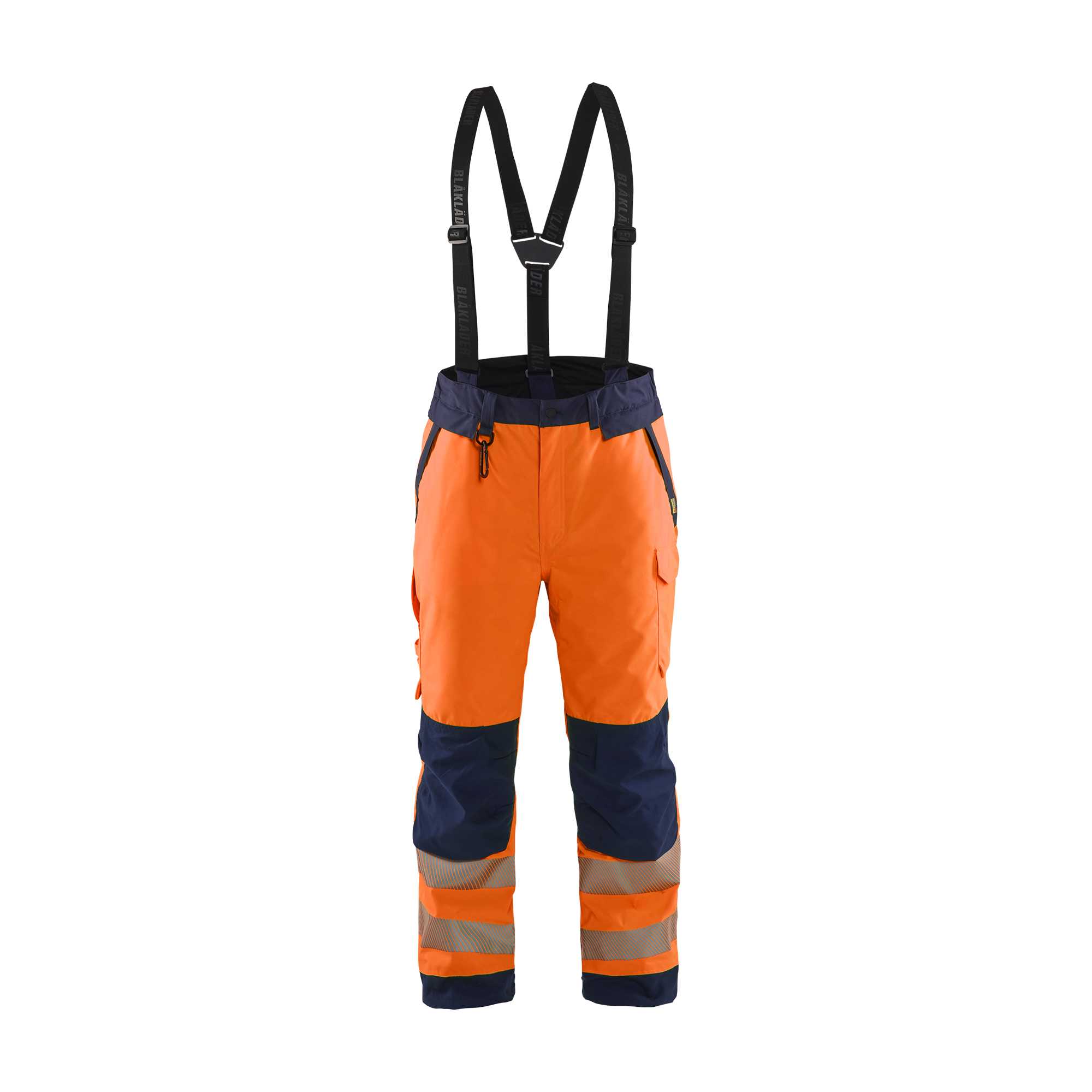 BLAKLADER 18751977 | Hi Vis Winter Trousers Hi Vis Reflective Work Trousers Men - Waterproof
