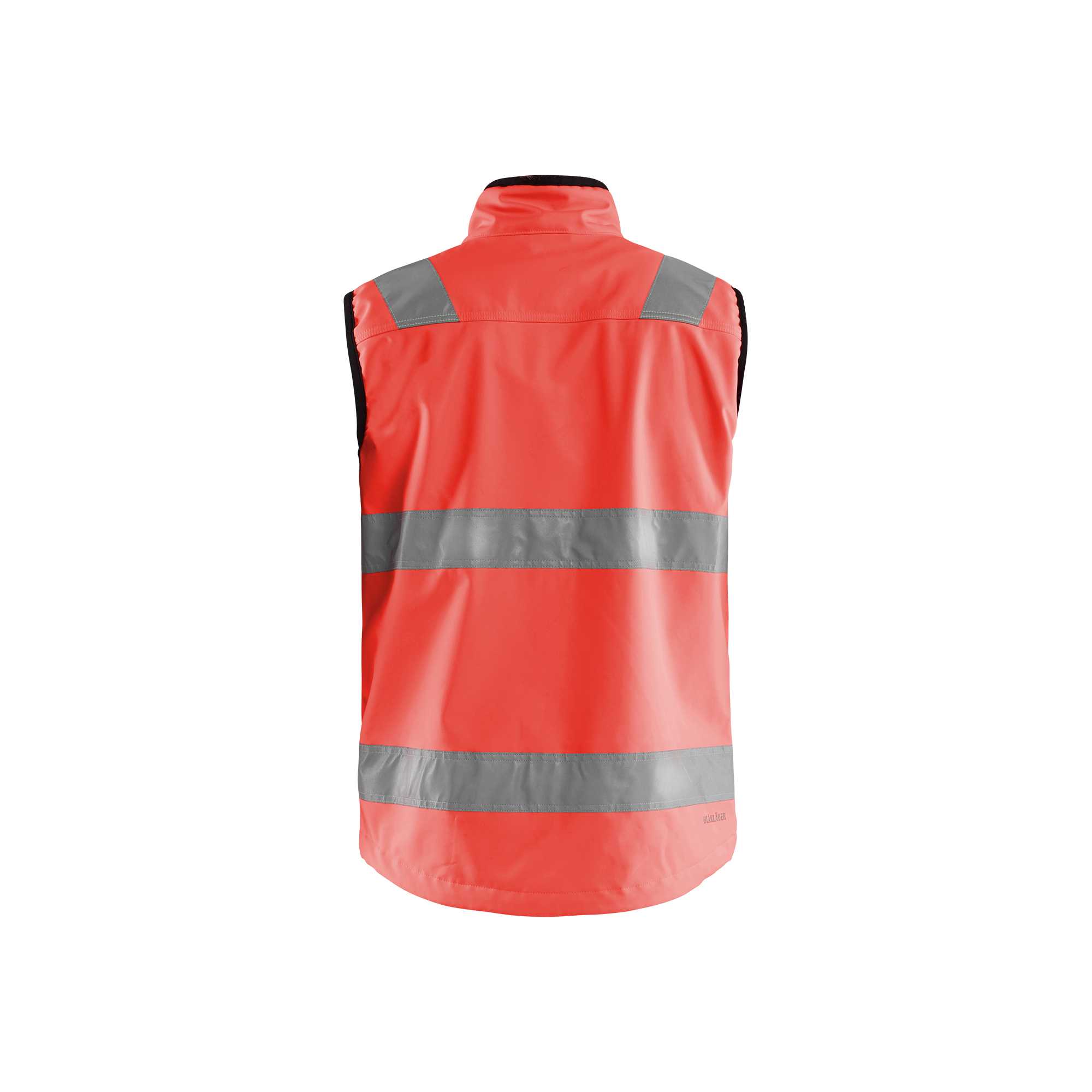 BLAKLADER 30492517 HI VIS SOFTSHELL VEST Hi Vis Reflective Work Softshell Vest MEN - Waterproof