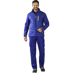 Planam PLANAM Stretchline Winterjacke kornblumenblau XS kornblumenblau - Produktbild mit Model
