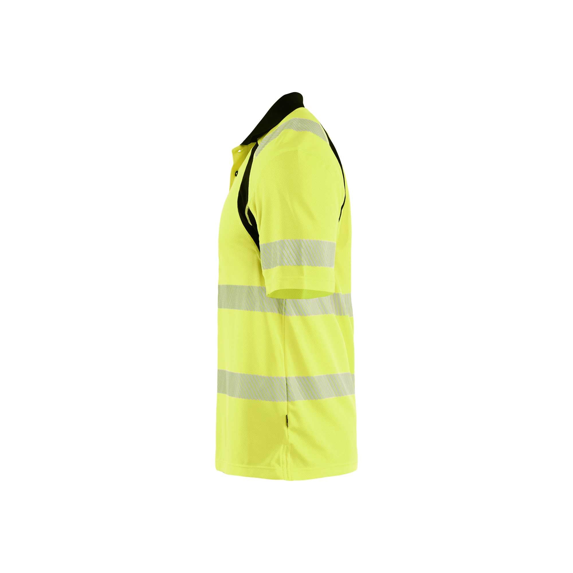 BLAKLADER 35951013 HI VIS UV PROTECTED POLO SHIRT Hi Vis Reflective Short Sleeve Work Polo MEN - 100% Polyester