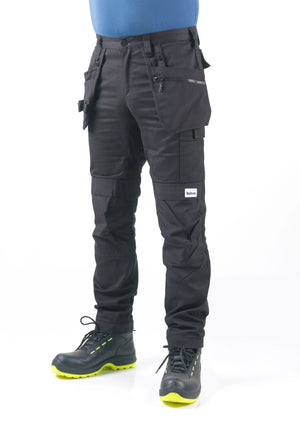 Pantalon de travail stretch BITCO RIJN – Durable, déperlant à l'eau et à l'huile, renforcé avec CORDURA®