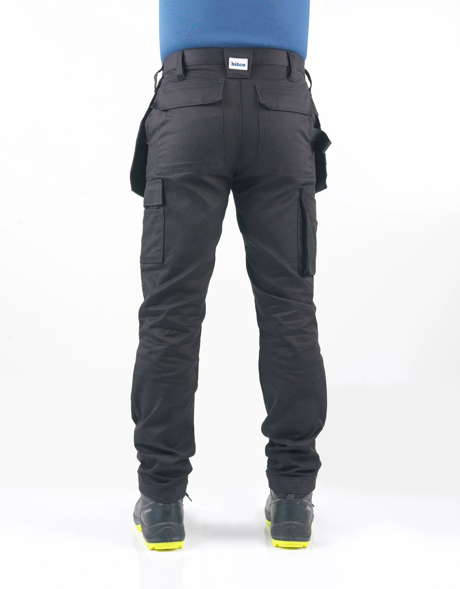 Pantalon de travail stretch BITCO RIJN – Durable, déperlant à l'eau et à l'huile, renforcé avec CORDURA®