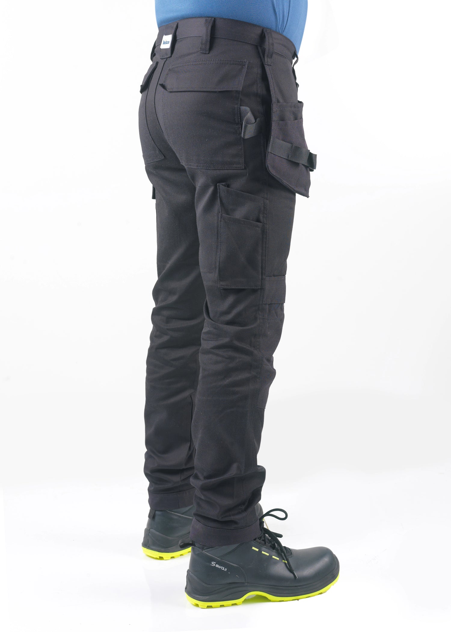 Pantalon de travail stretch BITCO RIJN – Durable, déperlant à l'eau et à l'huile, renforcé avec CORDURA®