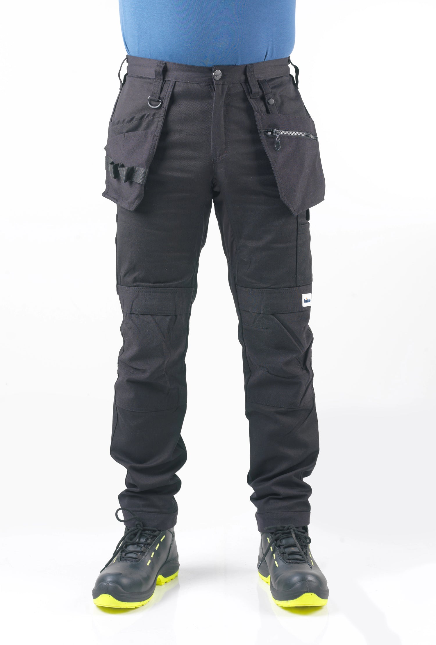 Pantalon de travail stretch BITCO RIJN – Durable, déperlant à l'eau et à l'huile, renforcé avec CORDURA®