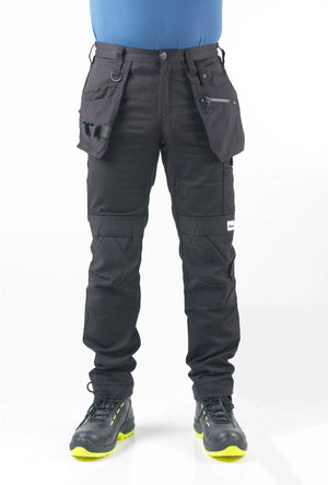 Pantalon de travail stretch BITCO RIJN – Durable, déperlant à l'eau et à l'huile, renforcé avec CORDURA®