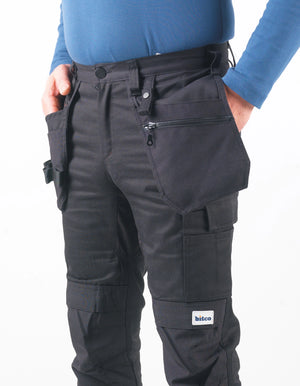 Pantalon de travail stretch BITCO RIJN – Durable, déperlant à l'eau et à l'huile, renforcé avec CORDURA®