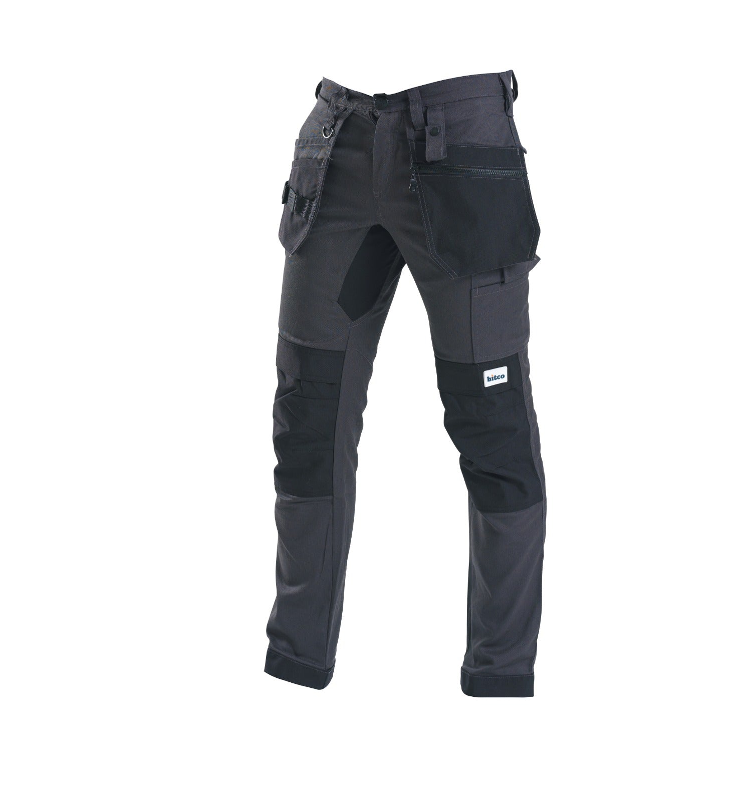 Pantalon de travail stretch BITCO RIJN – Durable, déperlant à l'eau et à l'huile, renforcé avec CORDURA®