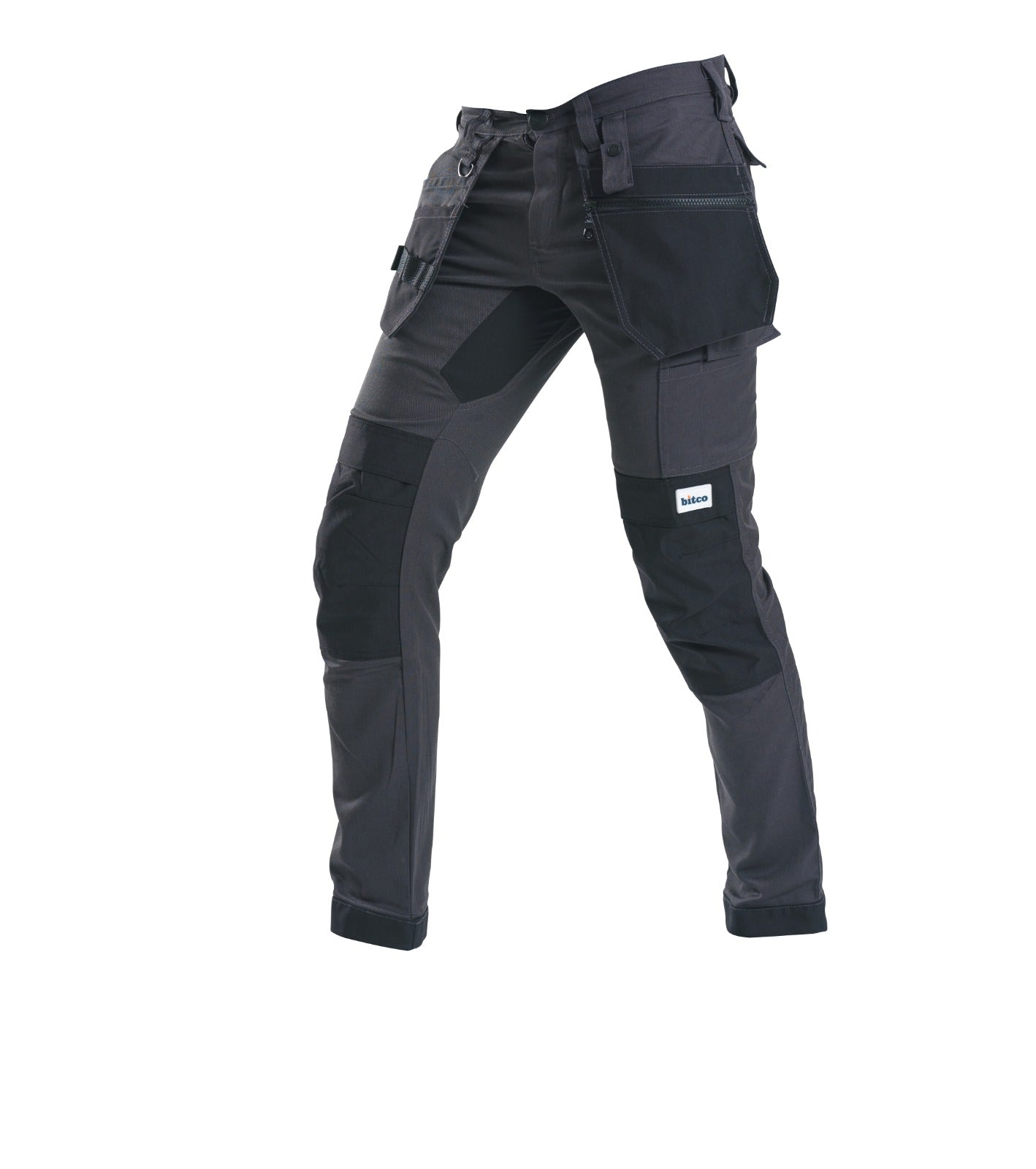 Pantalon de travail stretch BITCO RIJN – Durable, déperlant à l'eau et à l'huile, renforcé avec CORDURA®