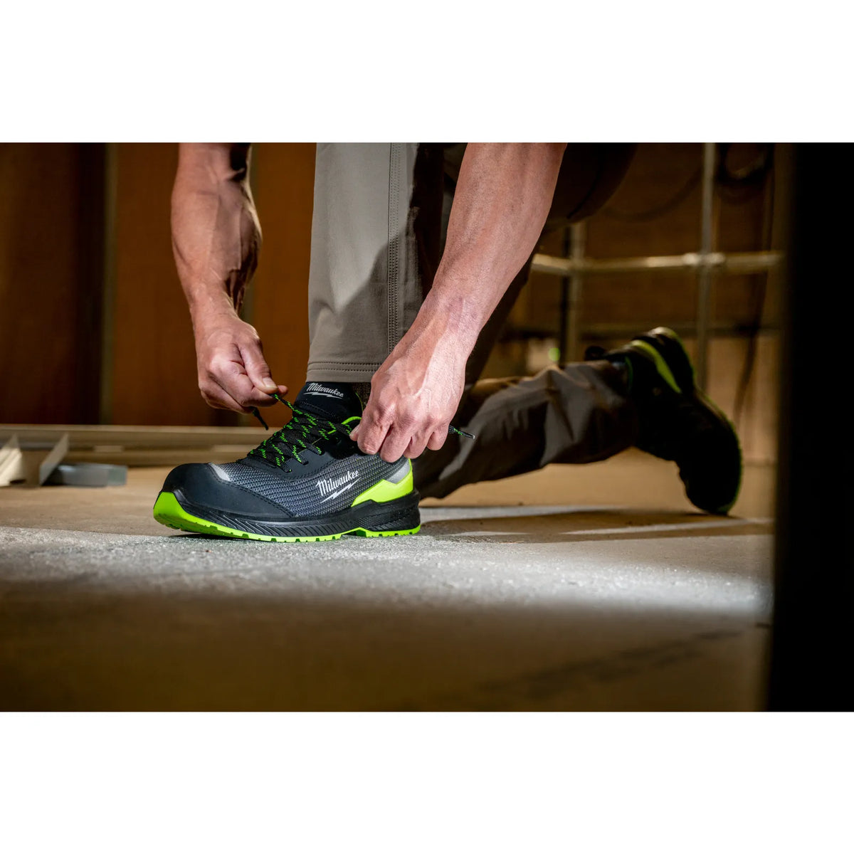 Milwaukee FXT S1PS HV Low-Cut Safety Shoes ESD - Green