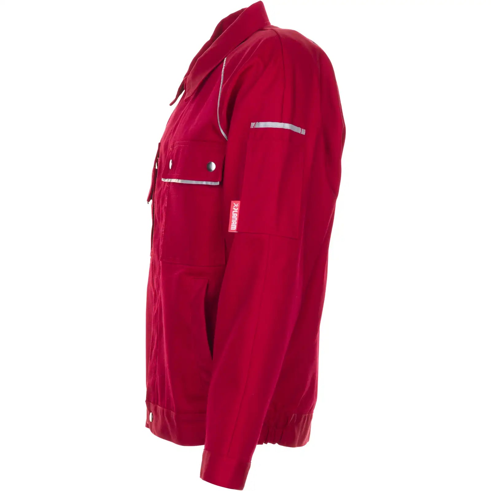 Planam Canvas 320 Bundjacke rot/rot 102 rot/rot - Produktbild ohne Model