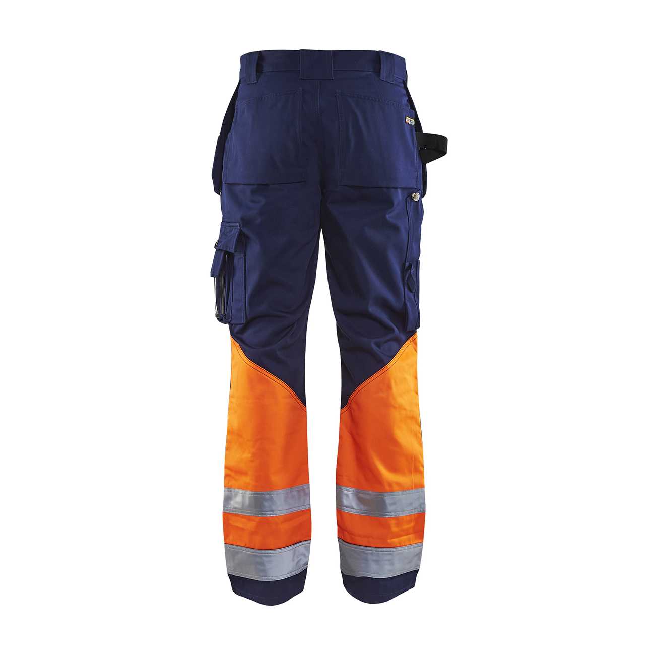 BLAKLADER 15291860 | Warnschutz-Hose Warnschutz-Reflex-Arbeitshose Herren - Twill-Gewebe