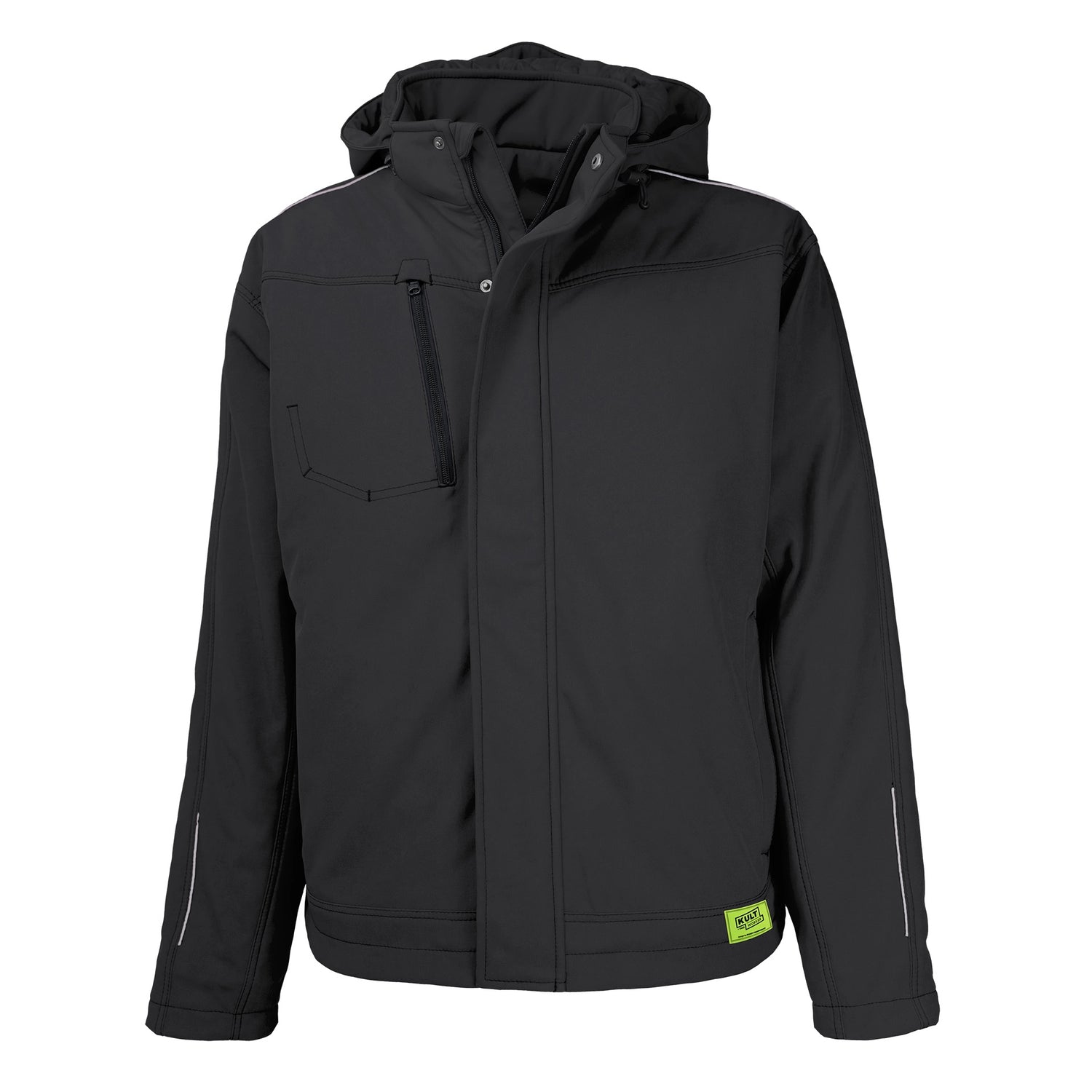TMG Kult Worker Softshell winter jacket black - KW-230040_Winterjacke_schwarz_vorne_1920x1920