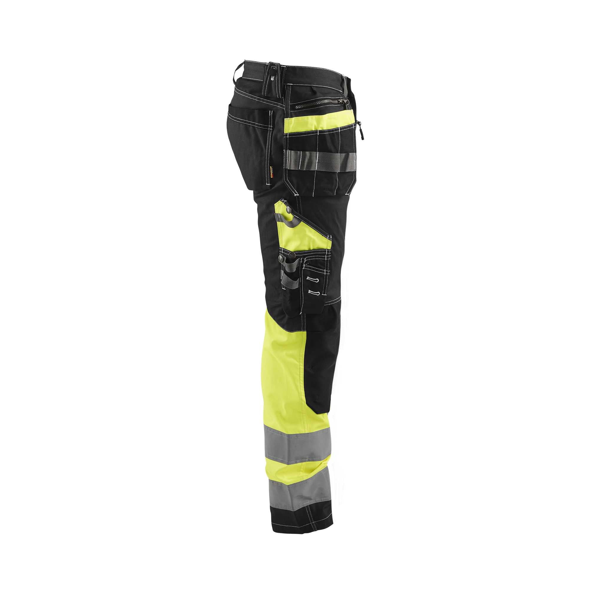 BLAKLADER 17941370 Hi Vis Reflective Work Trousers Men - 100% Cotton