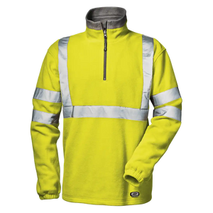 SIR SAFETY DUNE Hi Vis Reflective Fleece Work Sweatshirt MEN - EN ISO 20471 Certified