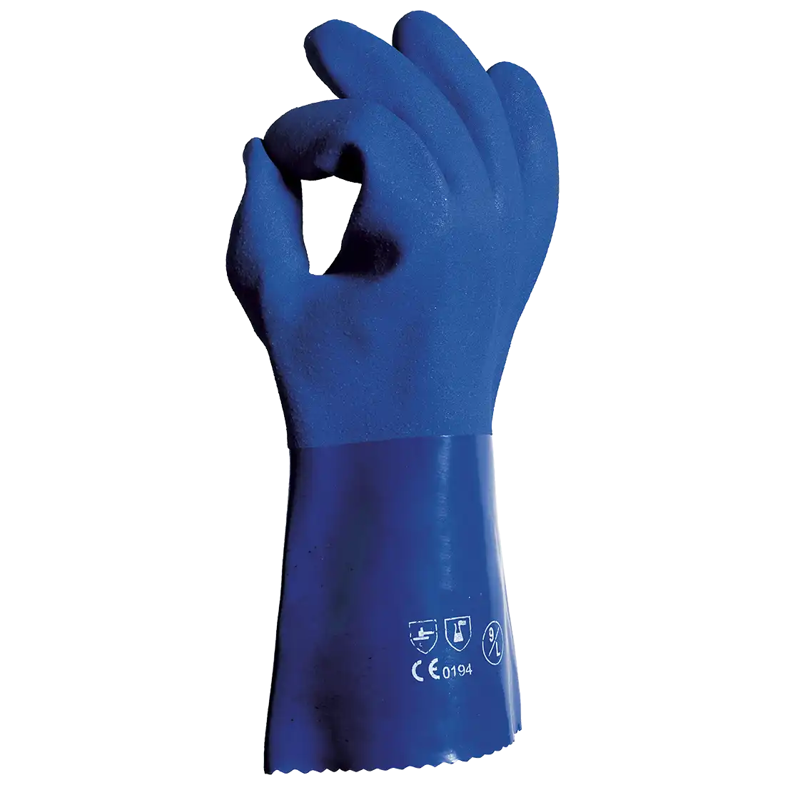 SIR SAFETY MANADO Work Gloves - PVC Coated - 12 Pairs