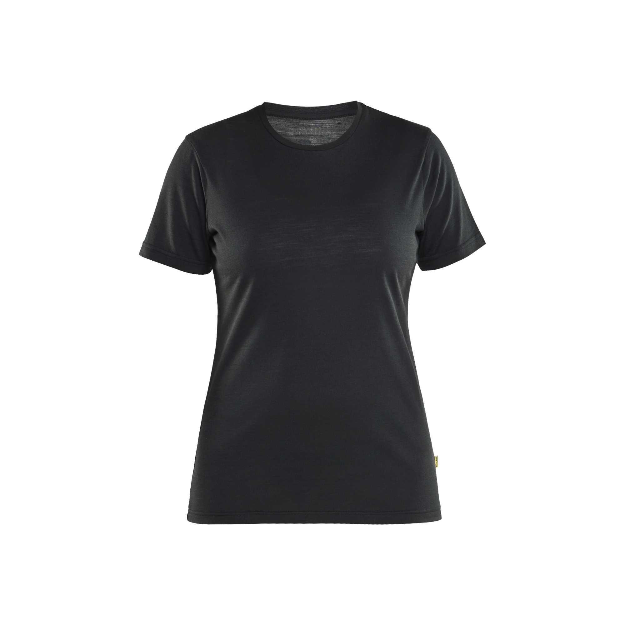 BLAKLADER 35371743 Women's Merino Wool T Shirt Short Sleeve Work T-Shirt WOMEN - 85% Merino Wool