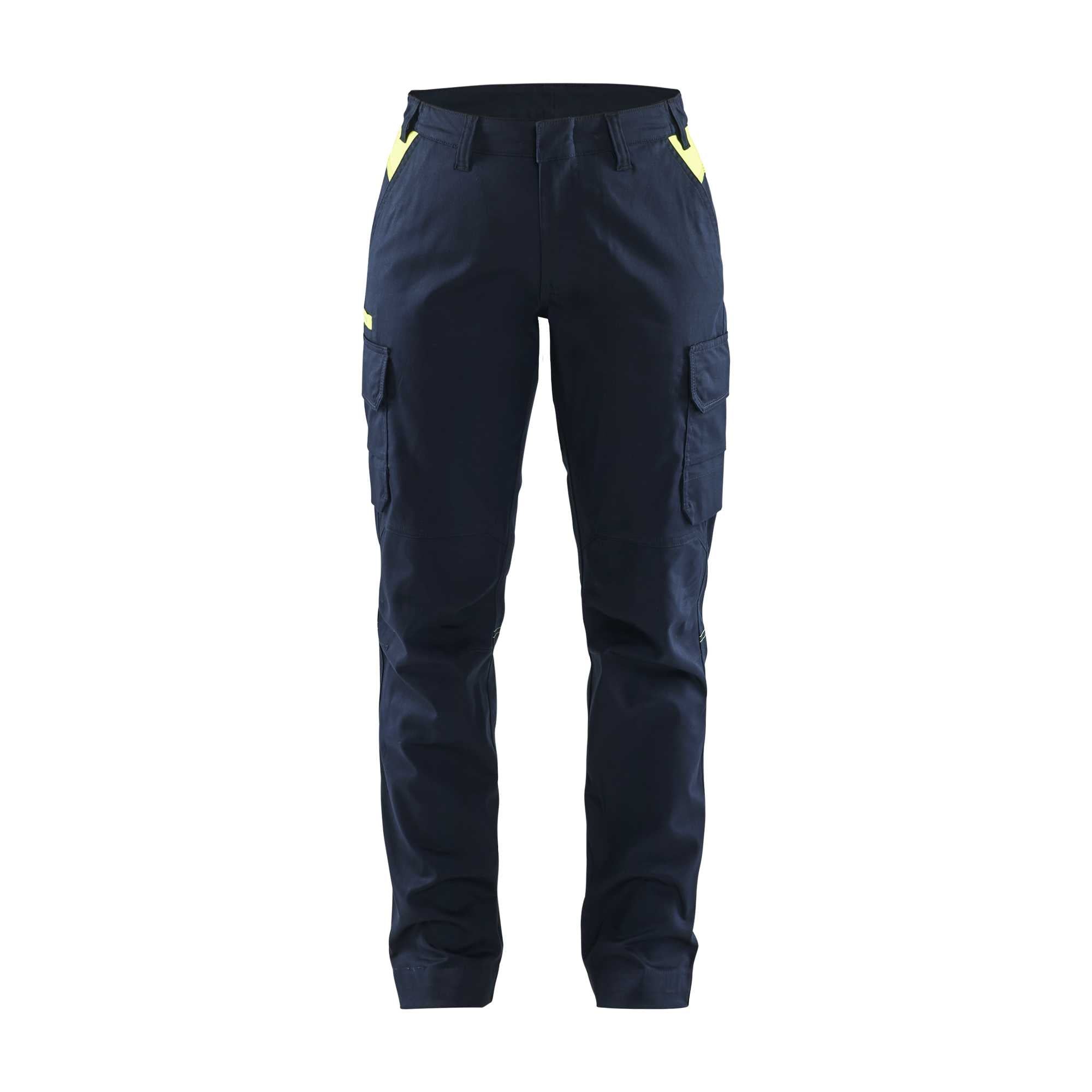 BLAKLADER 71441832 Damen Industriehose Stretch Warnschutz Reflektierende Arbeitshose Damen - Twill-Gewebe