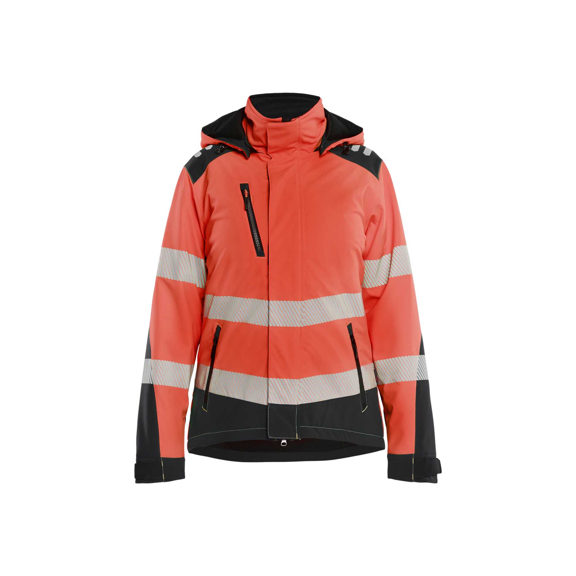 BLAKLADER 44012513 Women's Hi vis Lightweight lined Winter Softshell Jacket Hi Vis Reflective Softshell Work Jacket WOMEN - Waterproof