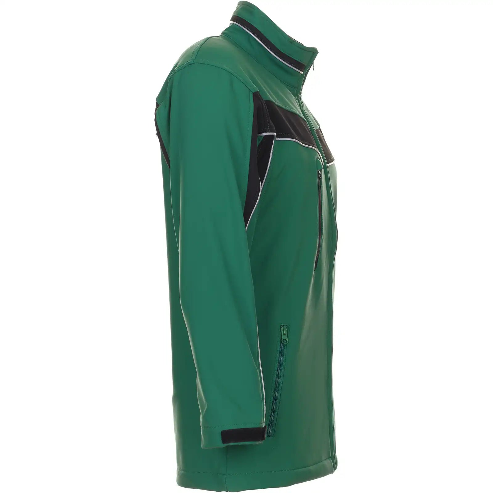 Planam Plaline Softshelljacke grün/schwarz XS grün/schwarz - Produktbild ohne Model